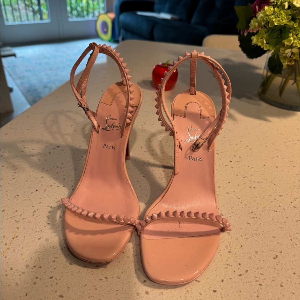 Christian Louboutin “So Me” Pink Patent Heels